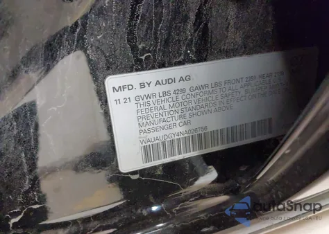 2022 Audi A3 Premium 40 Tfsi Front-Wheel Drive S Tronic z USA, uszkodzony, nr VIN WAUAUDGY4NA026756